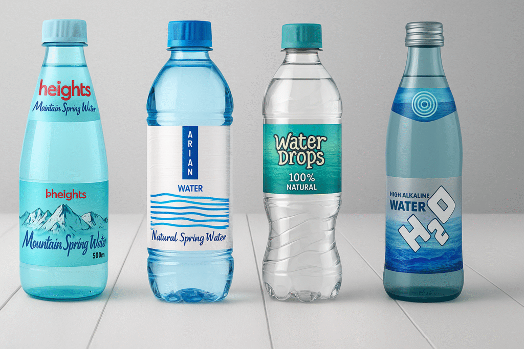 Water Bottle Labels