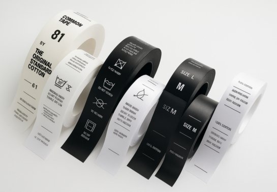 Polyester Labels example